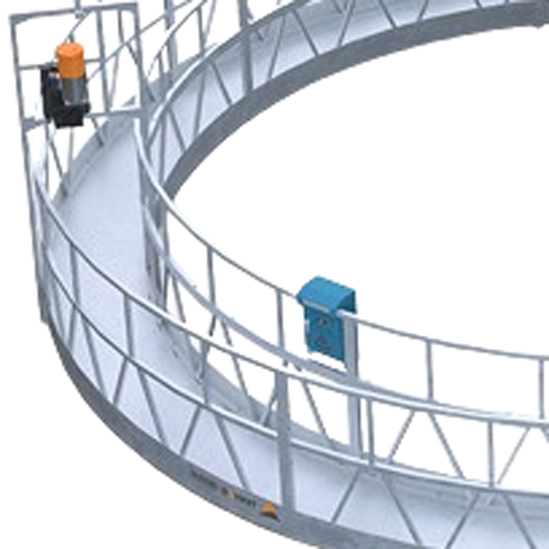 Подвесные леса для очистки