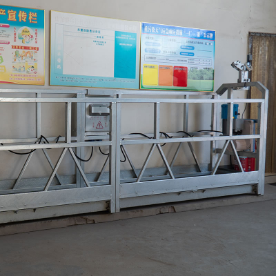 ZLP630 Горячая оцинковка стального троса подвесная рабочая платформа