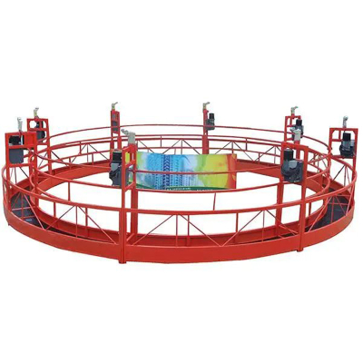 Круглая строительная гондола